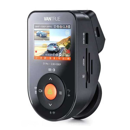 Vantrue S1 Pro Dual 2.7K Wifi GPS dashcam