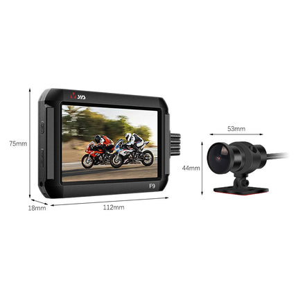 Motocam F9 Wifi GPS 2CH Motor dashcam