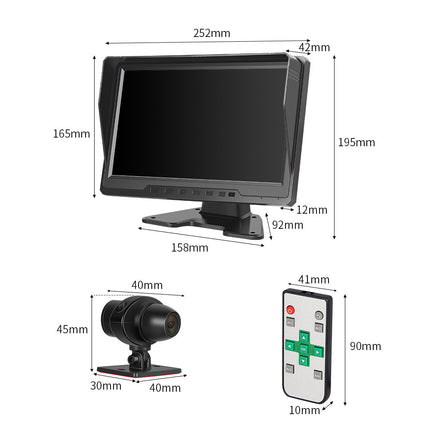 Motocam X10 4CH 720p vrachtwagen dashcam