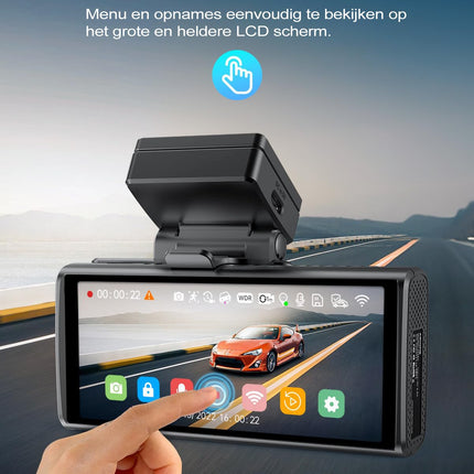 Nanocam M93 Pro 5K Touch Wifi GPS 64gb dashcam