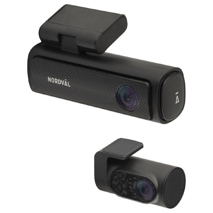 Nordväl DC202 2CH 4K Wifi GPS dashcam