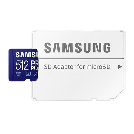 <tc>Samsung carte Micro SDXC Pro Plus 512gb U3 V30 A2</tc>