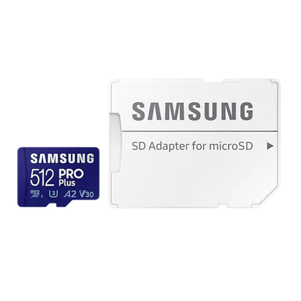 <tc>Samsung carte Micro SDXC Pro Plus 512gb U3 V30 A2</tc>