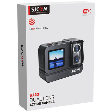 SJCAM SJ20 4K 60fps Dual lens Wifi action cam en dashcam