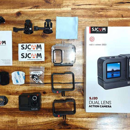 SJCAM SJ20 4K 60fps Dual lens Wifi action cam en dashcam