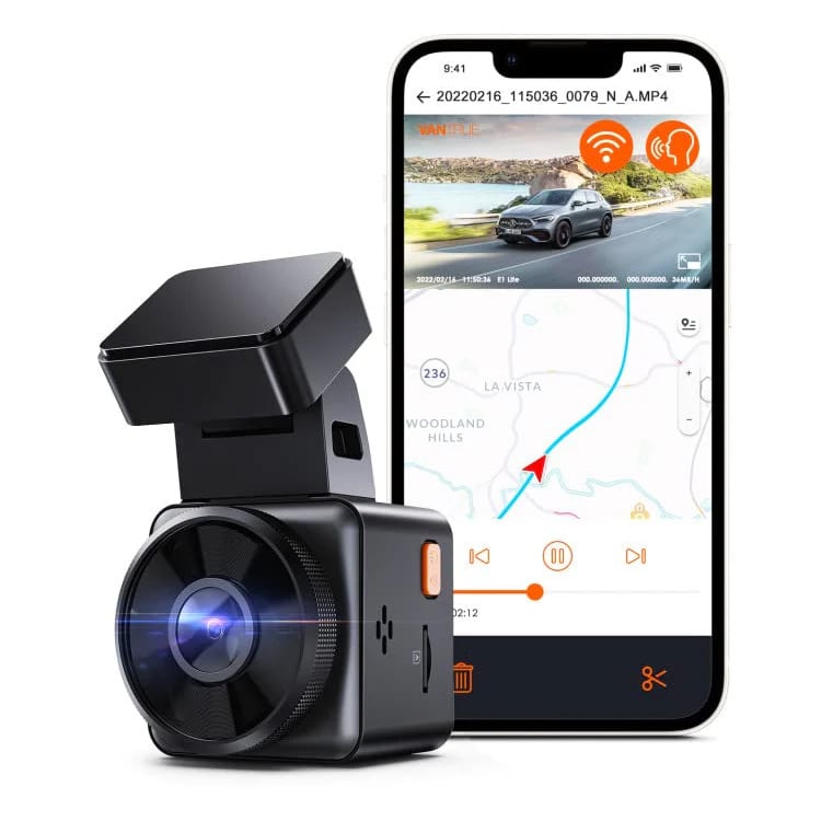 Vantrue E1 Lite FullHD Wifi GPS dashcam