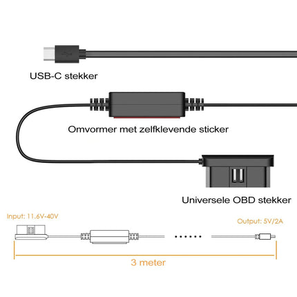 <tc>Vantrue VP04 OBD kit hardwire USB-C</tc>